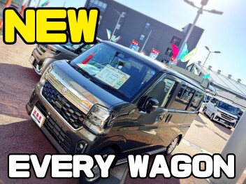 新型エブリイワゴン試乗車ございます！！